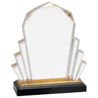 GOLD FACETED IMPRESS ACRYLIC