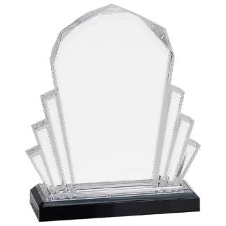 SILVER FACETED IMPRESS ACRYLIC