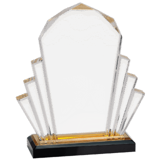 GOLD FACETED IMPRESS ACRYLIC