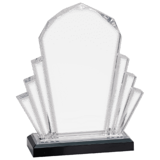 SILVER FACETED IMPRESS ACRYLIC