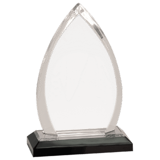 SILVER OVAL IMPRESS ACRYLIC