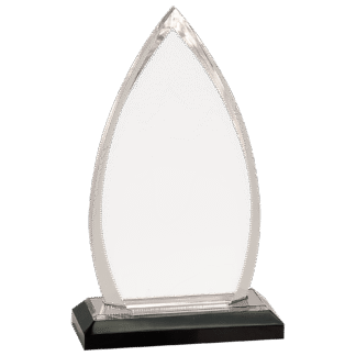 SILVER OVAL IMPRESS ACRYLIC