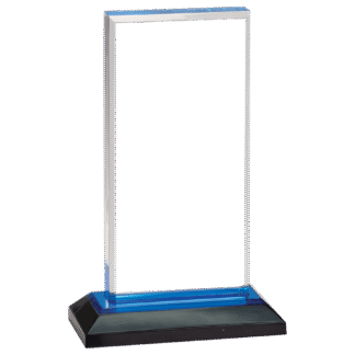 BLUE BEVELED IMPRESS ACRYLIC