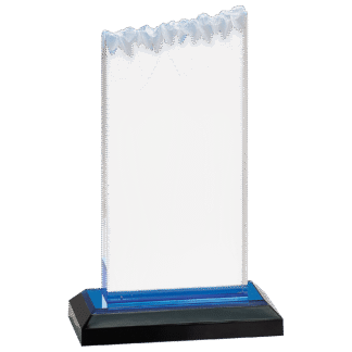 BLUE FROSTED IMPRESS ACRYLIC