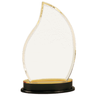 GOLD FLAME IMPRESS ACRYLIC