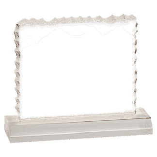 CLEAR ACRYLIC CRACKED ICE