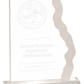 CLEAR ACRYLIC WATERFALL