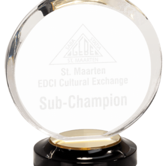 GOLD HALO ACRYLIC W/BASE