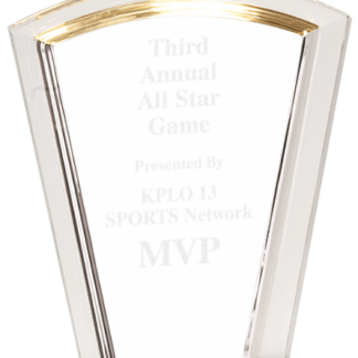 GOLD FAN HALO ACRYLIC