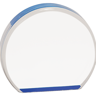 BLUE ACRYLIC ROUND