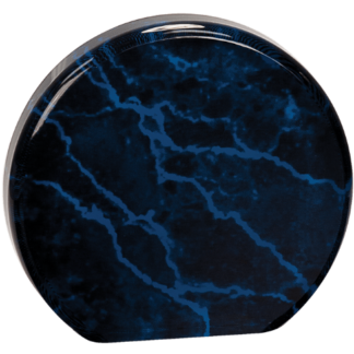 BLUE MARBLE ACRYLIC ROUND
