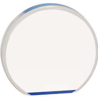 BLUE ACRYLIC ROUND