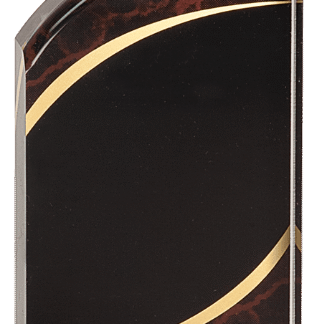 RED MARBLE ROUNDED ACRYLIC