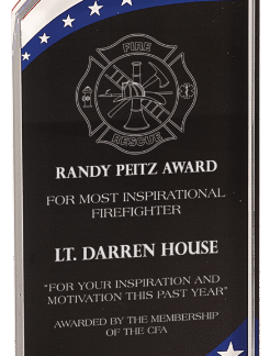 STARS & STRIPES ROUNDED ACRYLIC