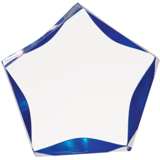 BLUE LUMINARY STAR ACRYLIC