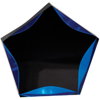 BLACK/BLUE LUMINARY STAR ACRYLIC
