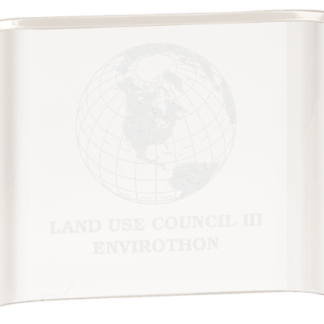 CLEAR ACRYIC CRESCENT