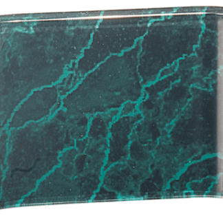 GREEN MARBLE ACRYIC CRESCENT