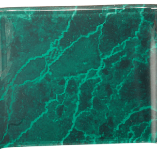 GREEN MARBLE ACRYLIC CRESCENT