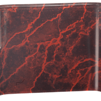 RED MARBLE ACRYLIC CRESCENT