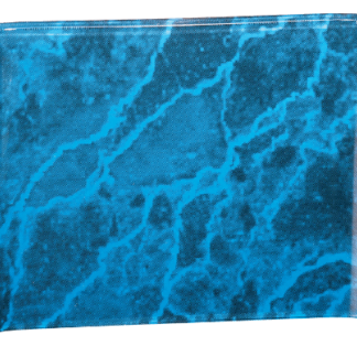 BLUE MARBLE ACRYLIC CRESCENT