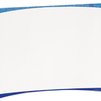 BLUE ACRYLIC CRESCENT