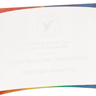 RAINBOW ACRYLIC CRESCENT