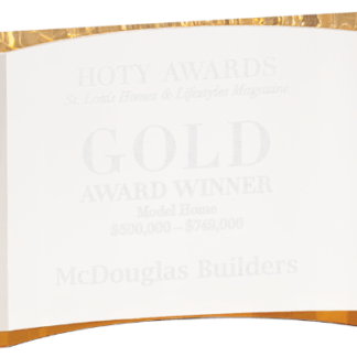 GOLD ACRYLIC CRESCENT