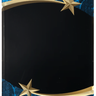 BLUE MARBLE SHOOTING STAR ACRYLIC PLAQUE