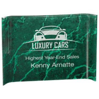 10" x 7" Green Marble Acrylic Crescent