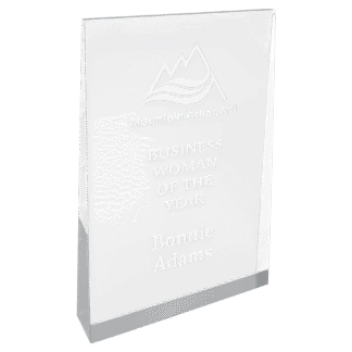 Large Clear Acrylic Wedge