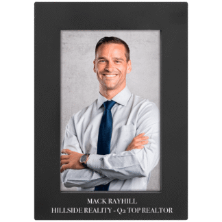 Black Anodized Aluminum Photo Frame