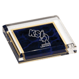 Purple Marble Acrylic Paperweight