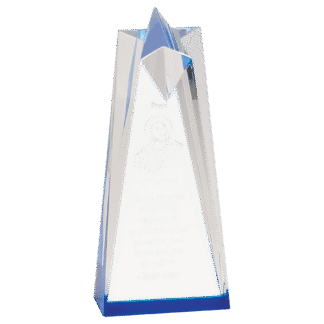 8" Blue Sculpted Star Acrylic