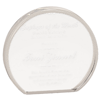 5" Clear Round Acrylic