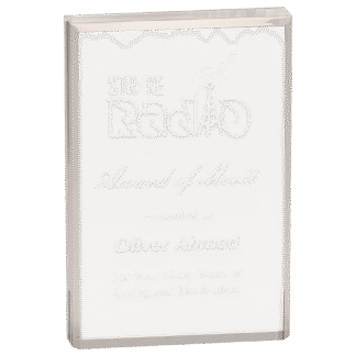 4" x 6" Clear Rectangle Acrylic