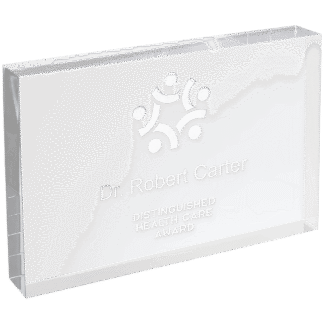 Clear Rectangle Acrylic-No Bevel