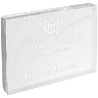 Clear Rectangle Acrylic-No Bevel