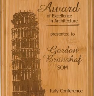 6" X 8" GENUINE BAMBOO PLAQUE