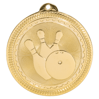 Bowling BriteLazer Medal-Gold