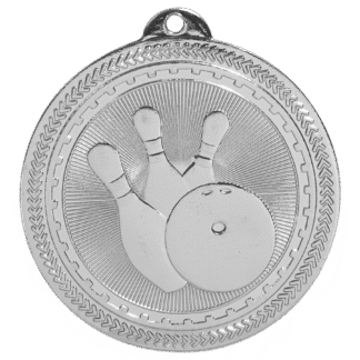Bowling BriteLazer Medal-Silver