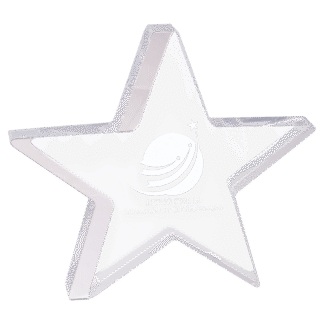 7" Silver Star Acrylic