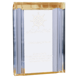 Medium Gold Channel Acrylic