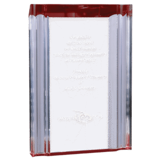 Large Red Channel Acrylic