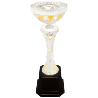 Silver/Gold Metal Cup-10 3/4"