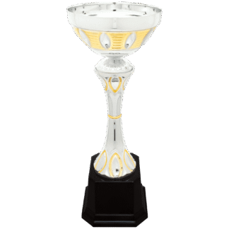 Silver/Gold Metal Cup-12"