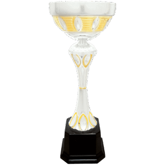 Silver/Gold Metal Cup-16 1/2"