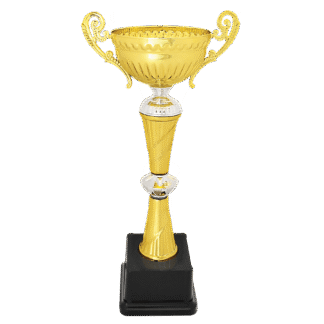 Gold/Silver Metal Cup-12"