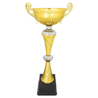 Gold/Silver Metal Cup-18 3/4"