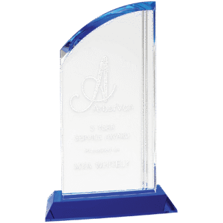 Large Crystal Arch with Blue Base